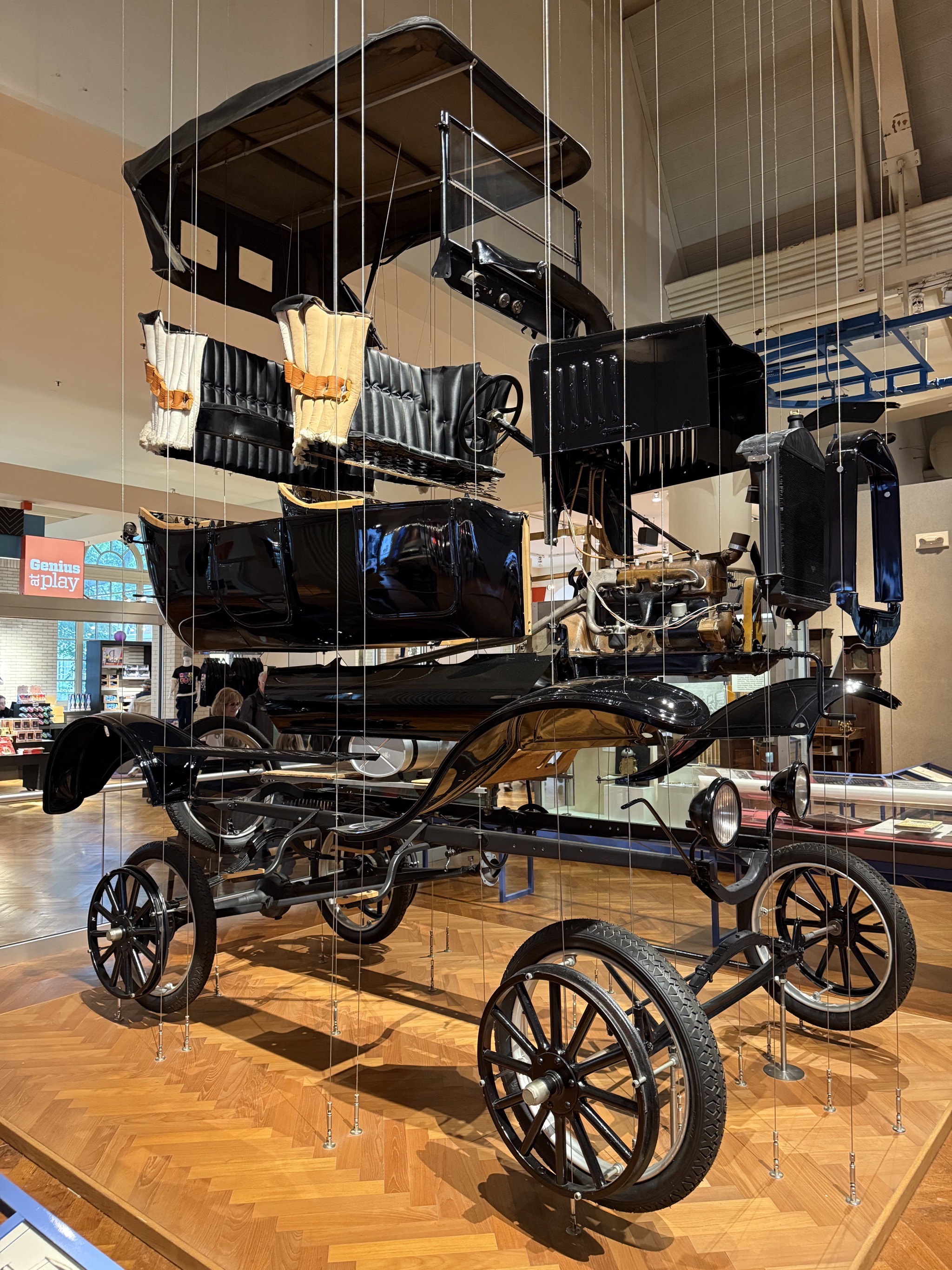 Exploded Model T Ford