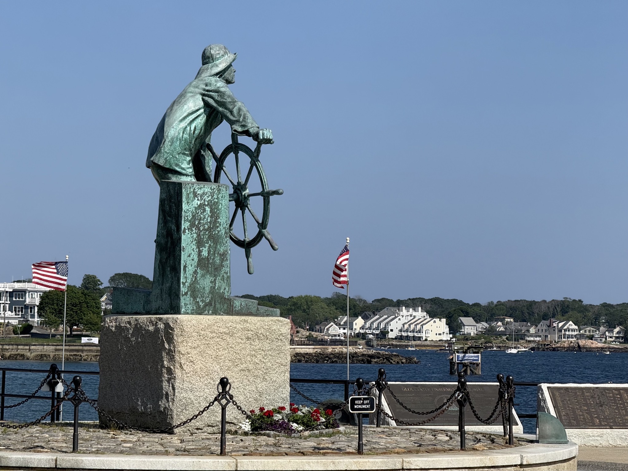 Fisherman statue